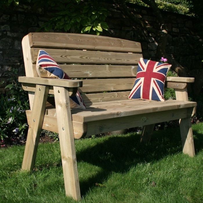 Dean Two Seater Bench Fettes - Two Seater Garden Bench Uk