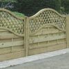Omega Lattice Topped Fence Panel - Image 3