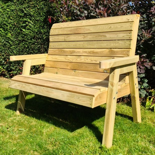 Clover 2 Seater Bench Fettes - Two Seater Garden Bench Uk