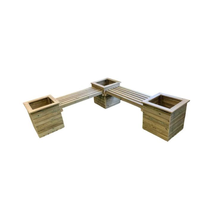 Planter Corner Bench Set - Image 2