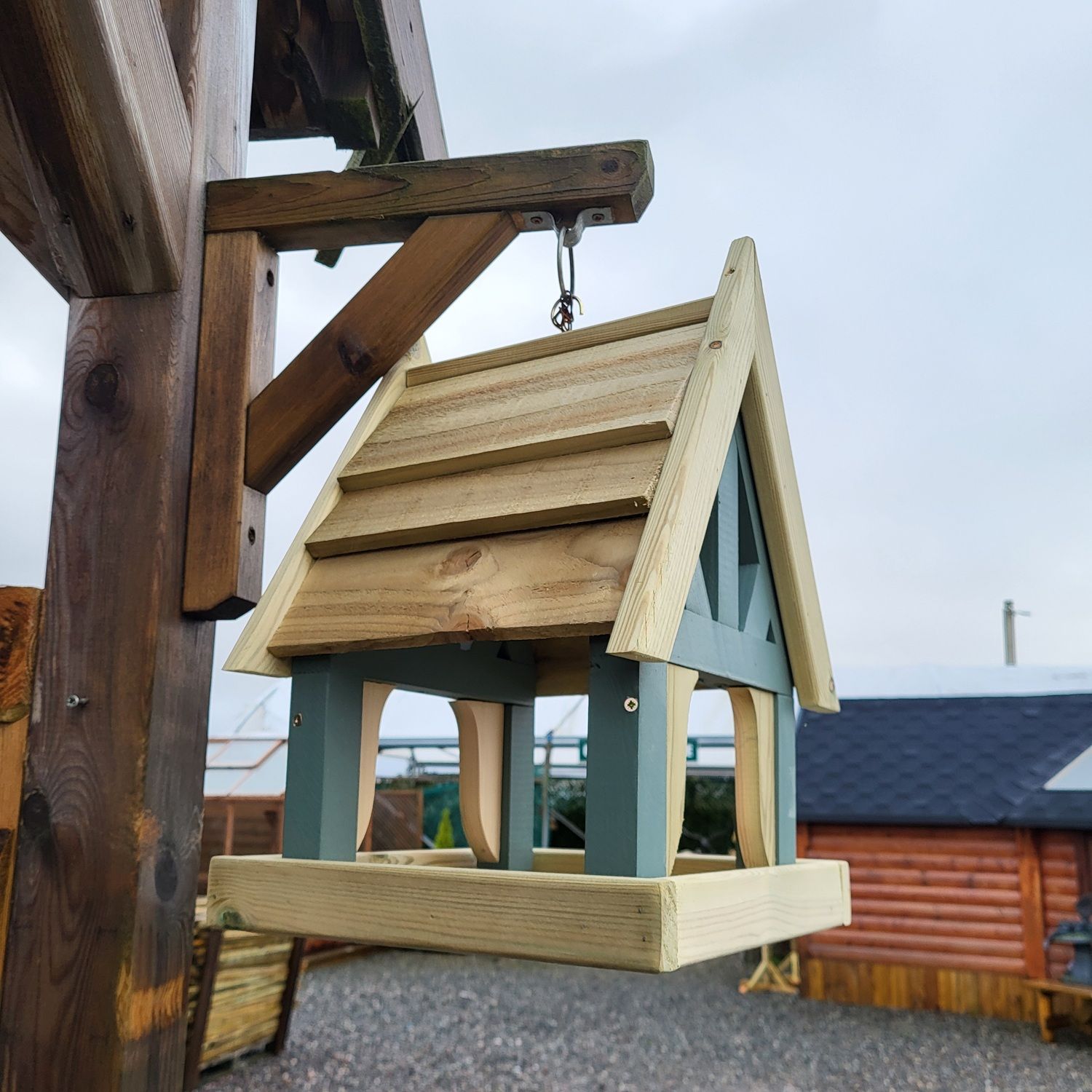 Cottage Hanging Bird Table - Image 2