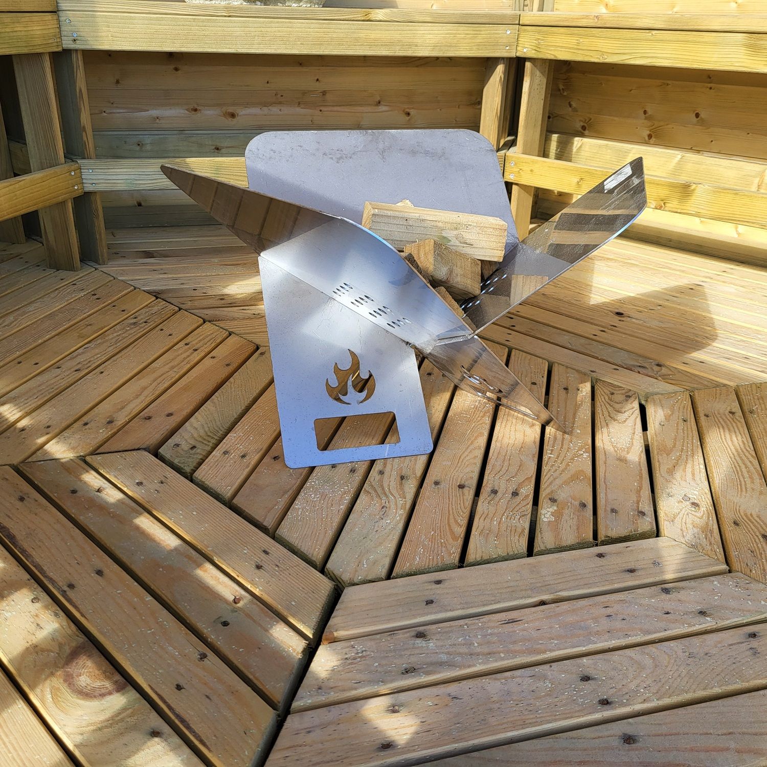 Stainless Steel Fire Pit - Image 2